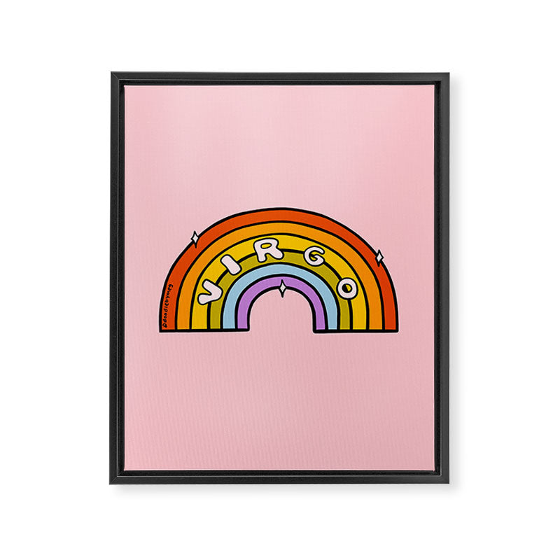 Virgo Rainbow Framed Canvas Print Gallery Image 8