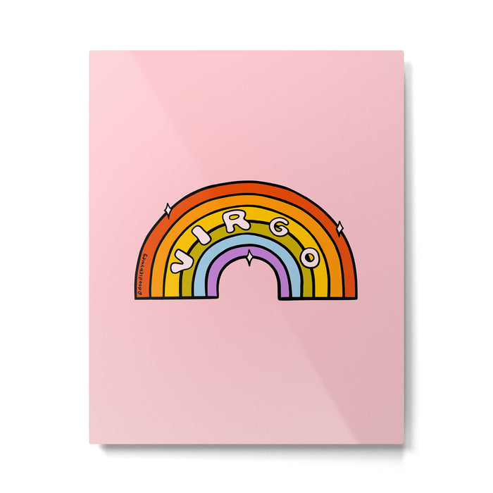 Virgo Rainbow Metal Print Gallery Image 1