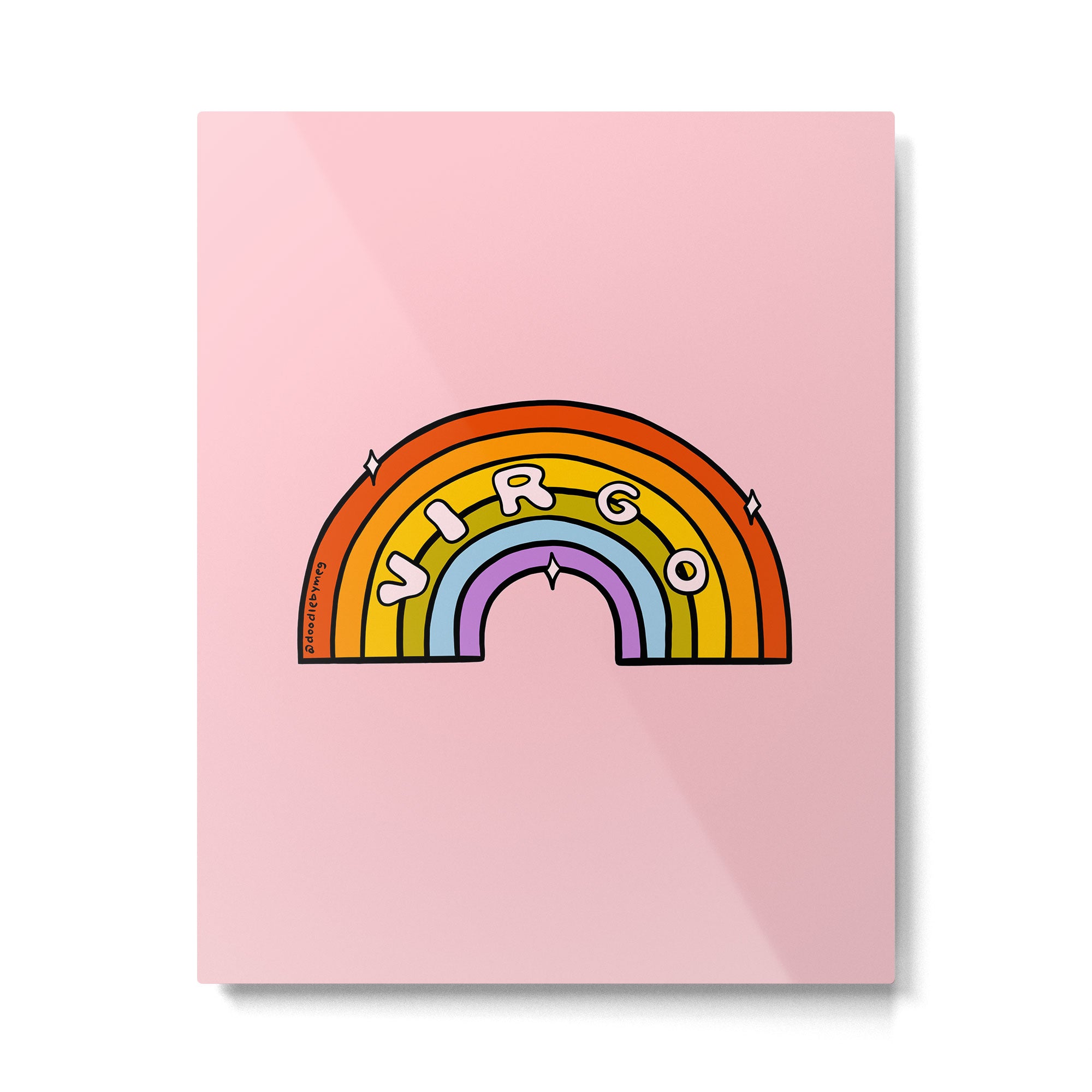 Virgo Rainbow Metal Print Gallery Image 6
