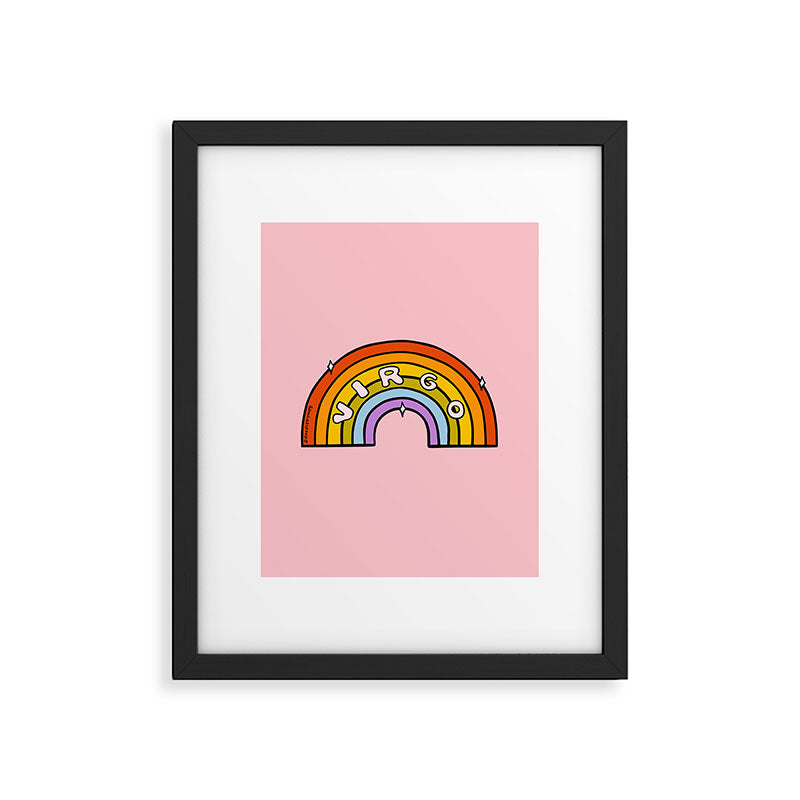 Virgo Rainbow Framed Art Print Gallery Image 6