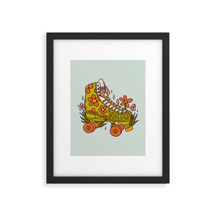 Virgo Roller Skate Framed Art Print Gallery Image 1