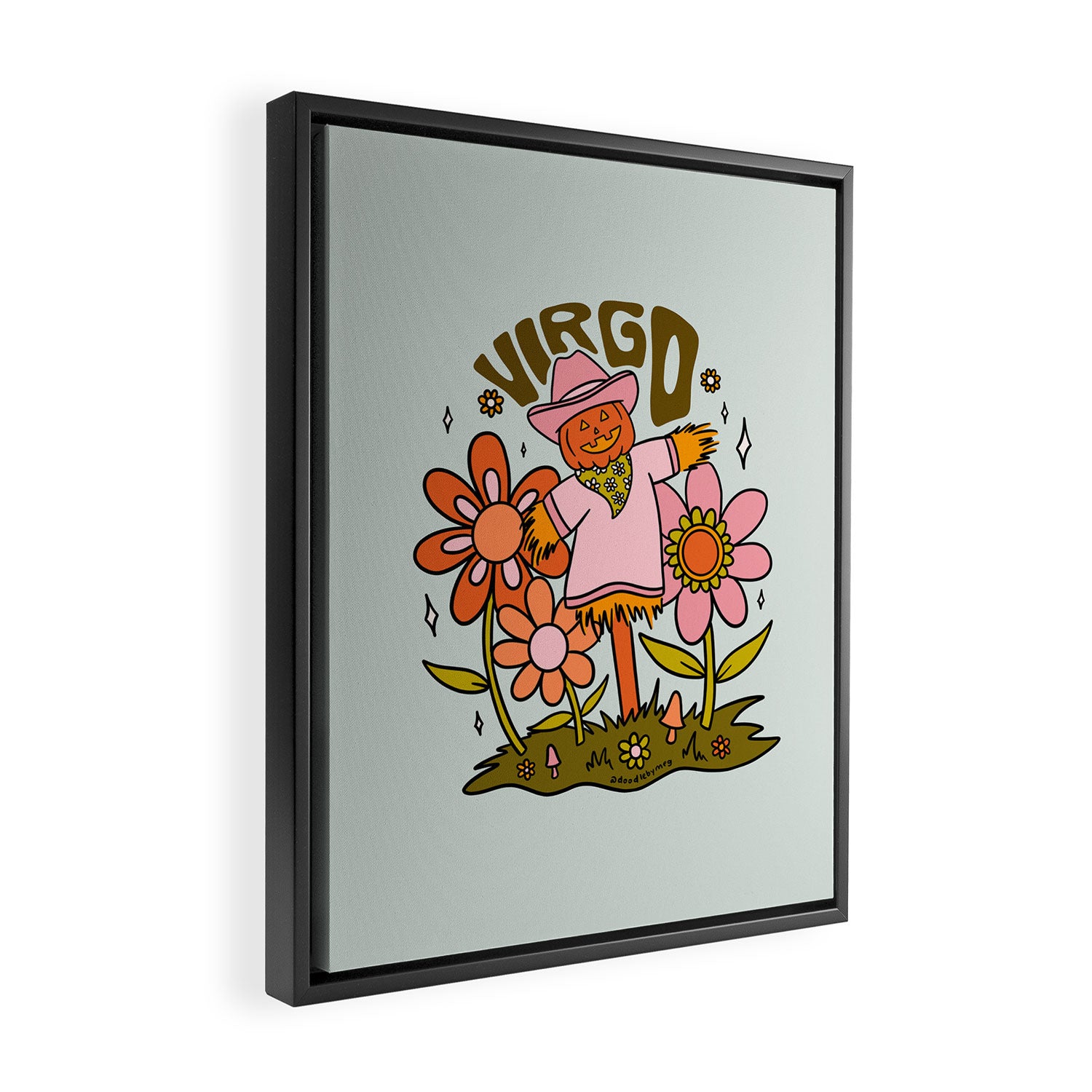 Virgo Scarecrow Framed Canvas Print Gallery Image 2