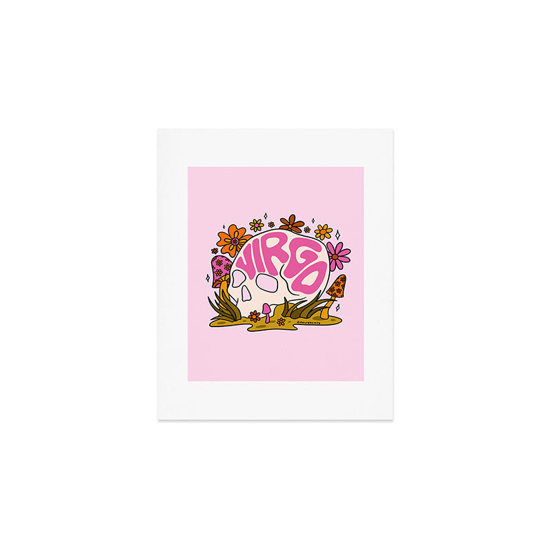 Virgo Skull Art Print Gallery Image 1
