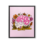 Virgo Skull Framed Canvas Print Gallery Image 8