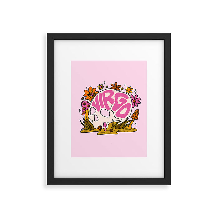 Virgo Skull Framed Art Print Gallery Image 1