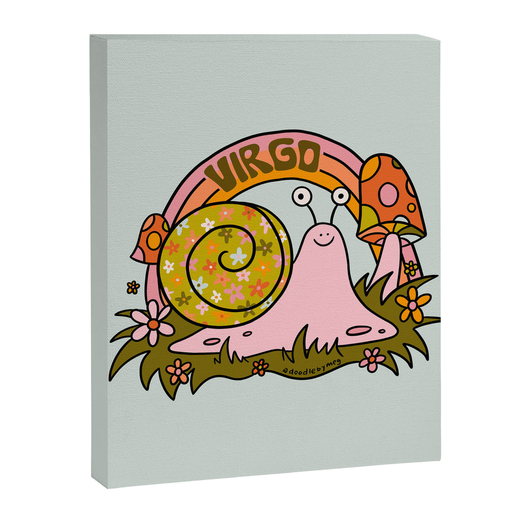 Virgo Snail Canvas Print Gallery Image 8