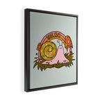 Virgo Snail Framed Canvas Print Gallery Image 2