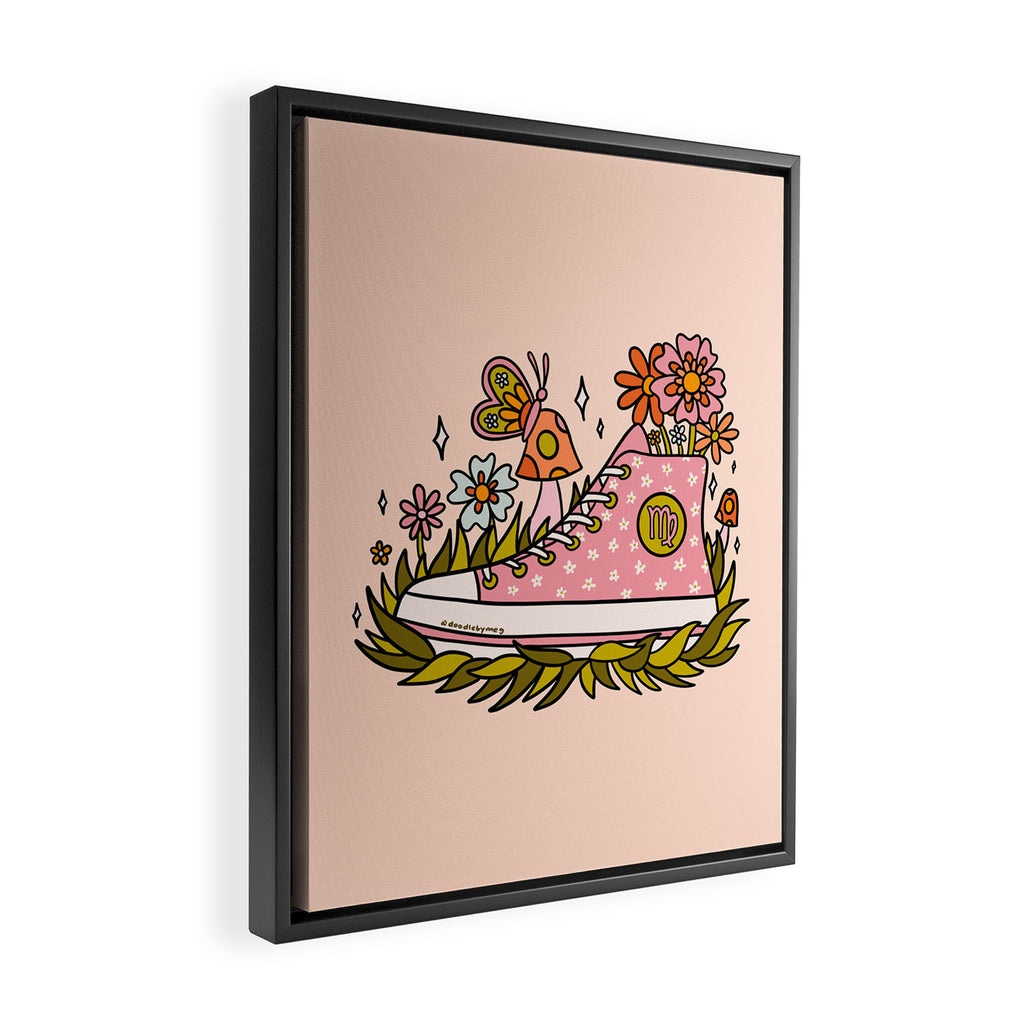 Virgo Sneaker Framed Canvas Print Gallery Image 2