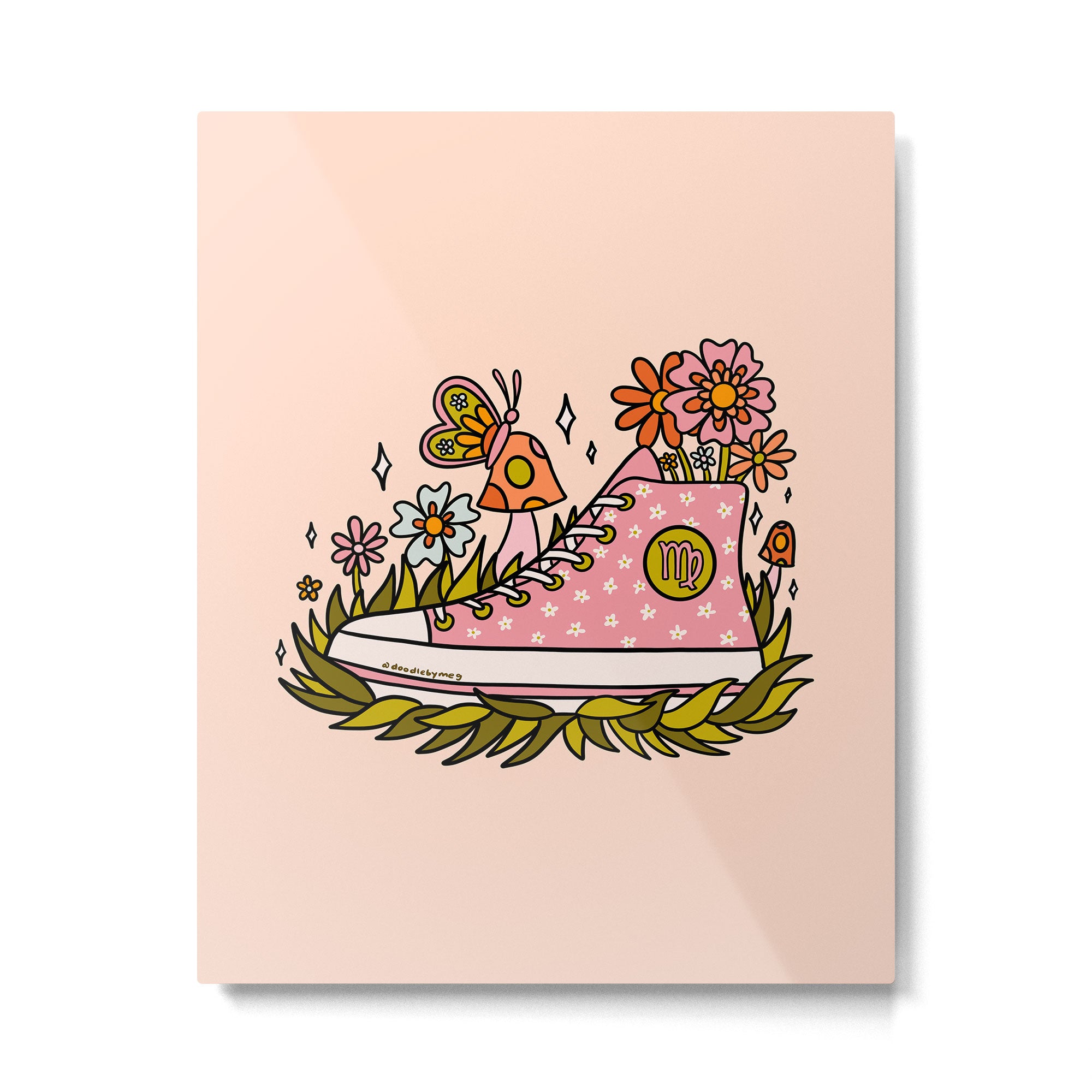 Virgo Sneaker Metal Print Gallery Image 6