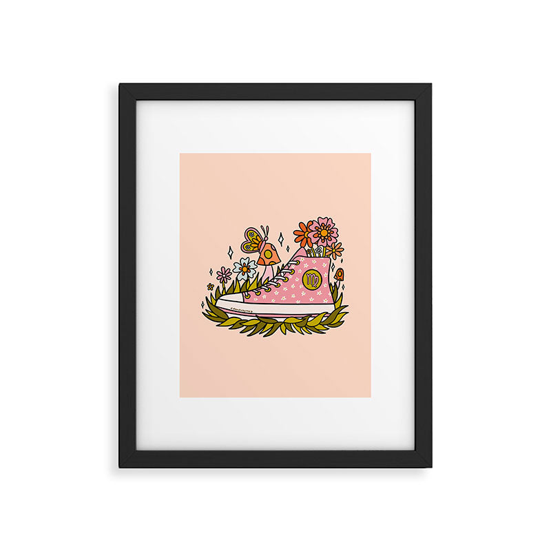 Virgo Sneaker Framed Art Print Gallery Image 6