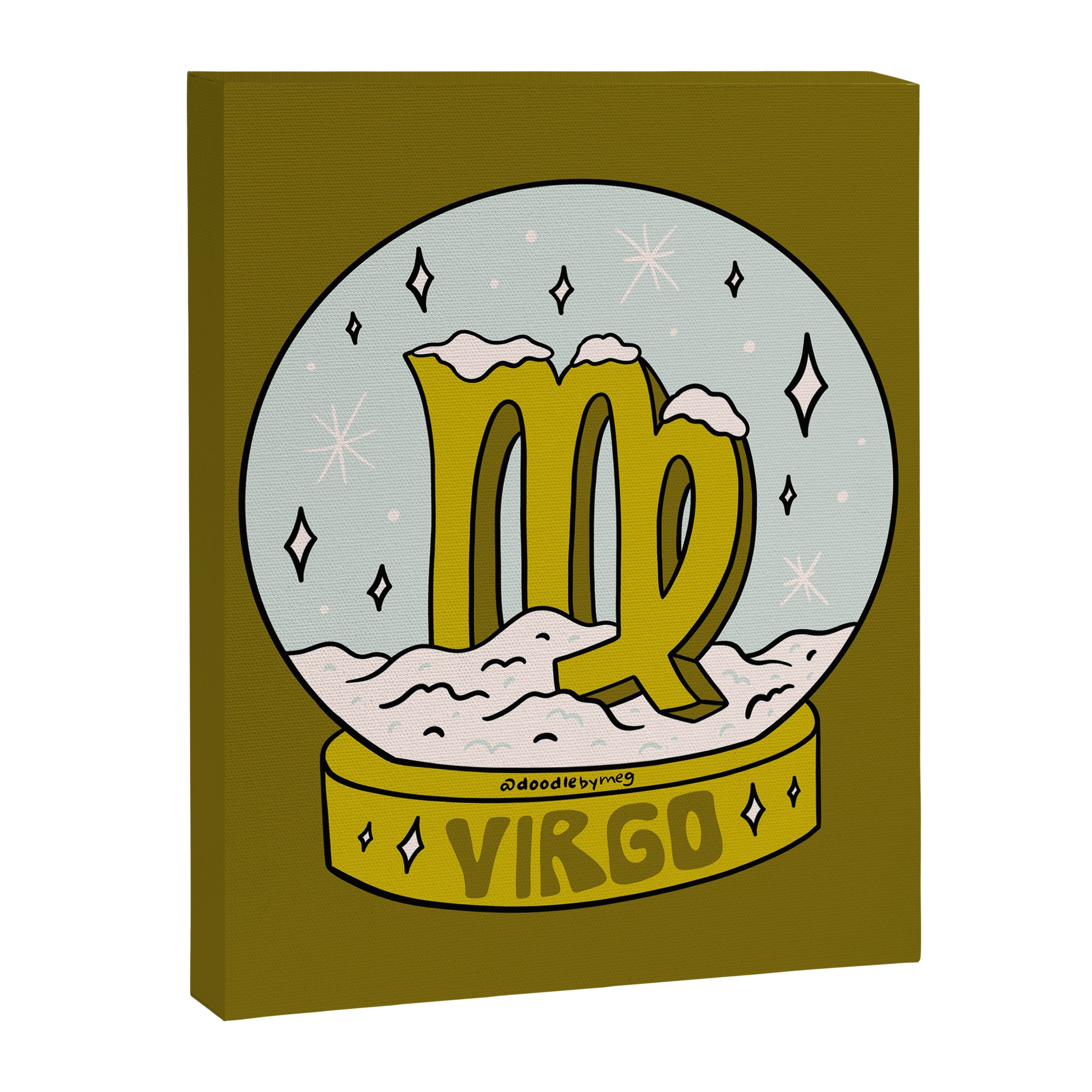Virgo Snow Globe Canvas Print Gallery Image 8