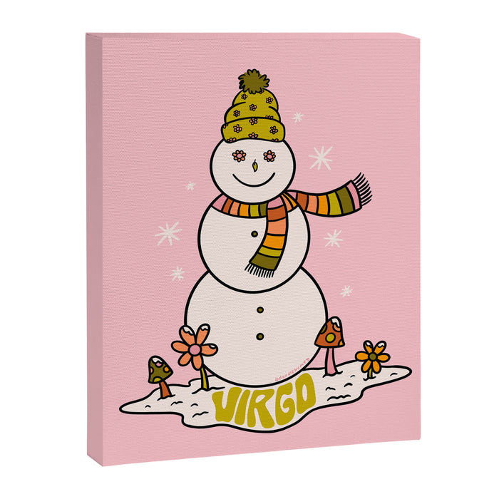 Virgo Snowman Canvas Print Gallery Image 1