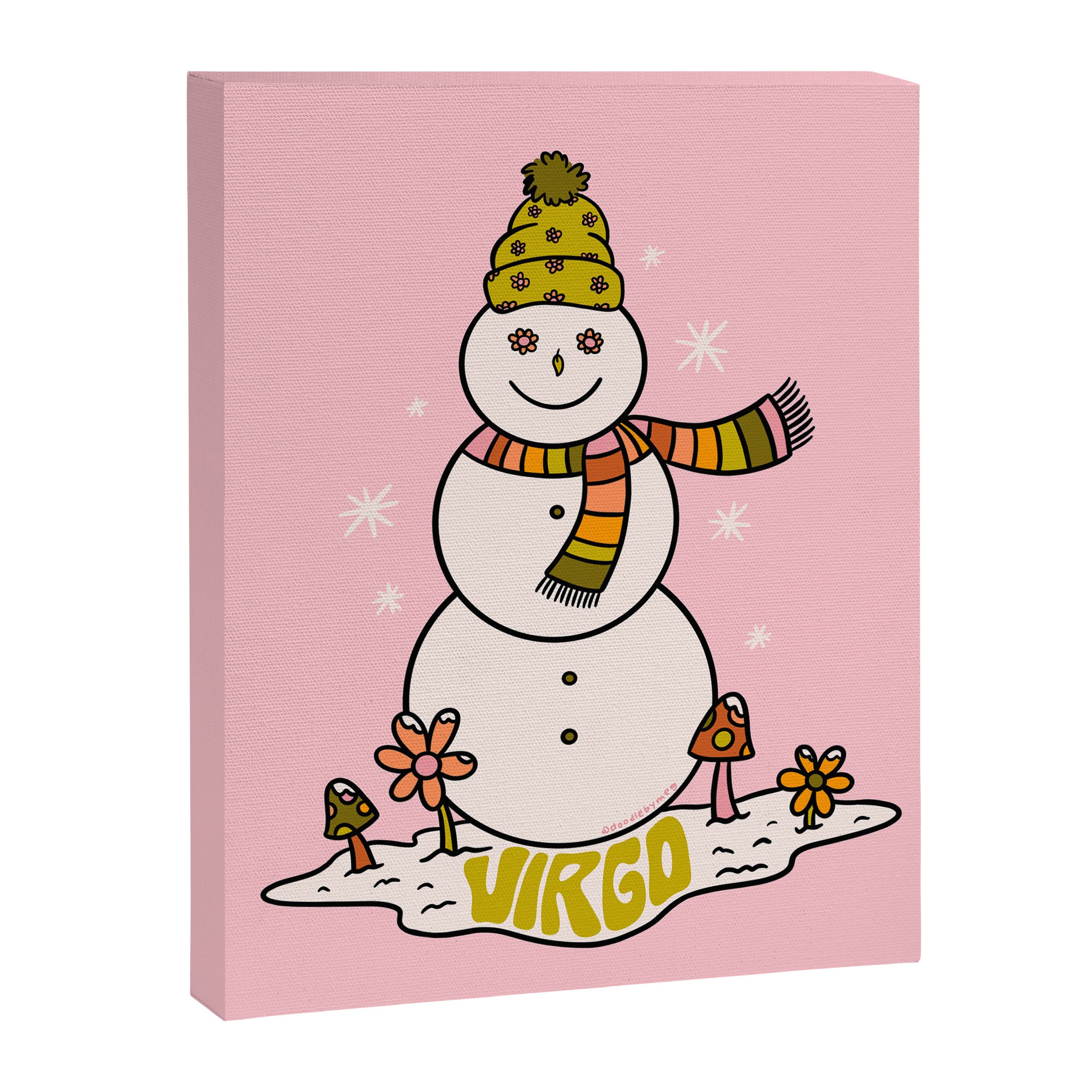 Virgo Snowman Canvas Print Gallery Image 8