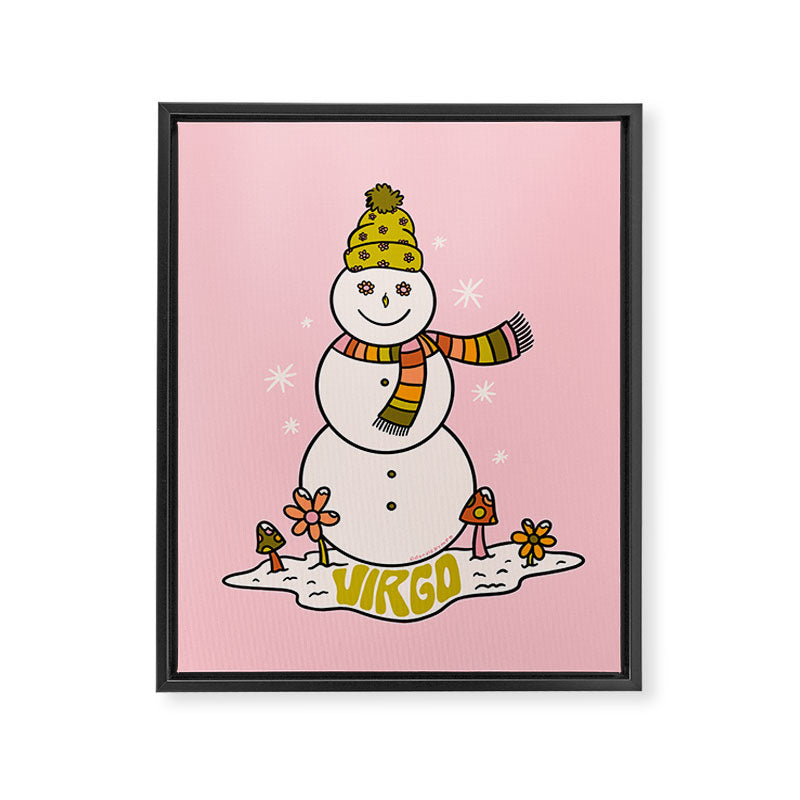 Virgo Snowman Framed Canvas Print Gallery Image 8