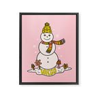 Virgo Snowman Framed Canvas Print Gallery Image 8
