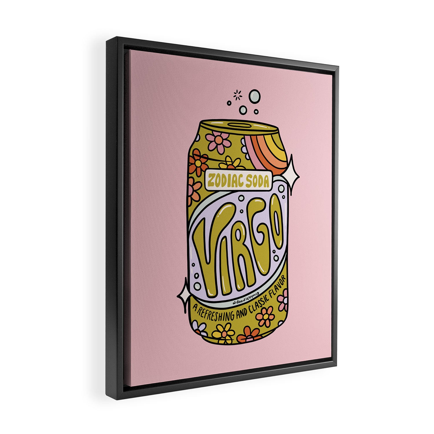 Virgo Soda Framed Canvas Print Gallery Image 2