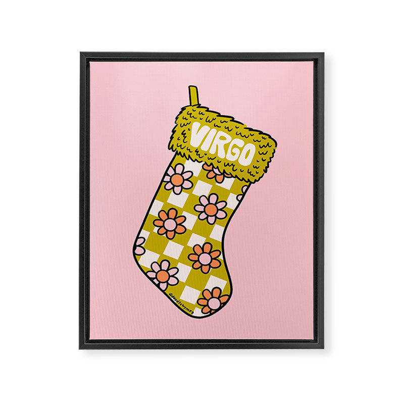 Virgo Stocking Framed Canvas Print Gallery Image 8