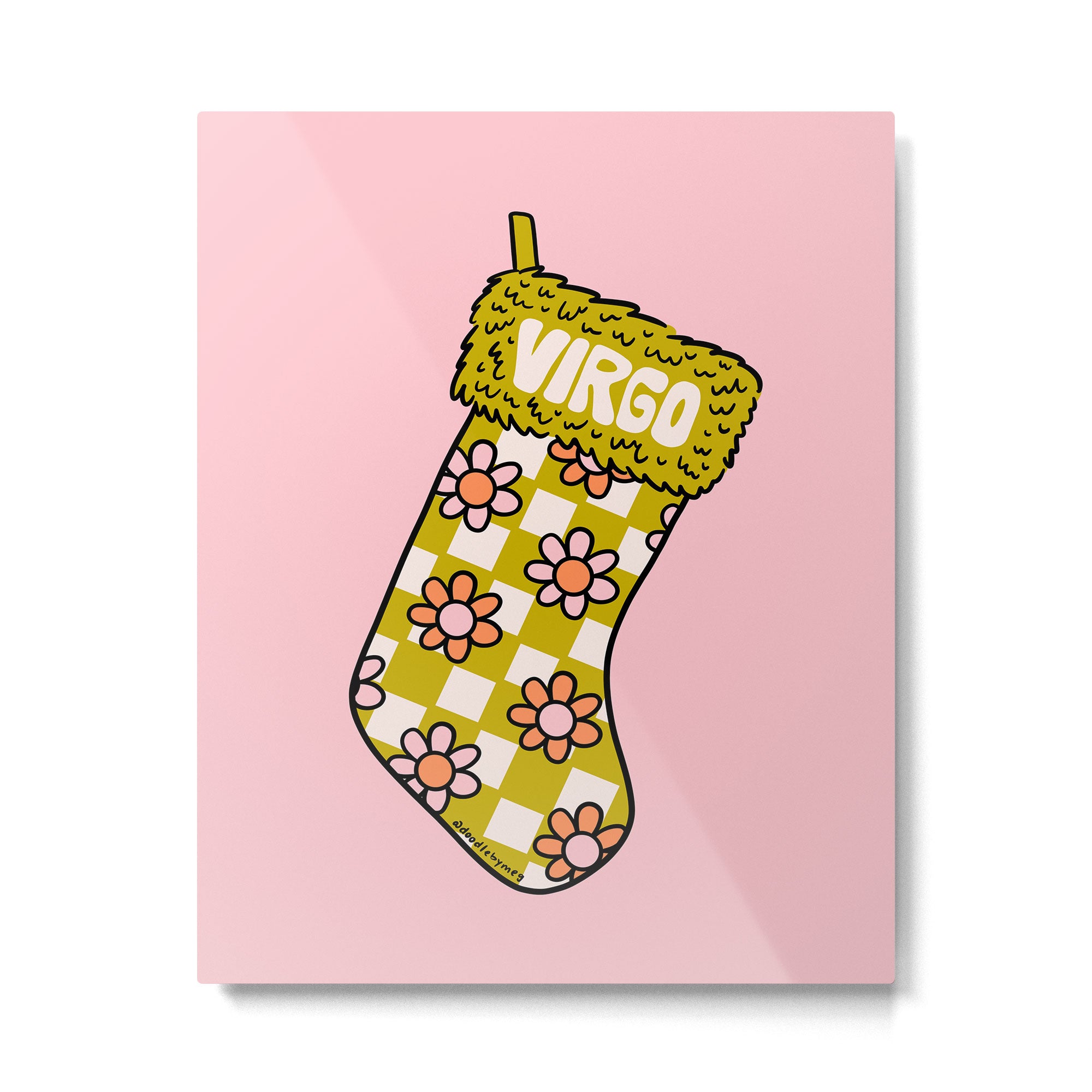 Virgo Stocking Metal Print Gallery Image 6