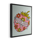 Virgo Strawberry Framed Canvas Print Gallery Image 2
