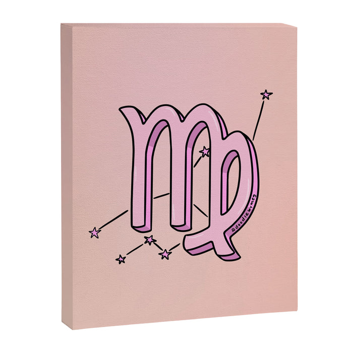 Virgo Symbol Canvas Print Gallery Image 1