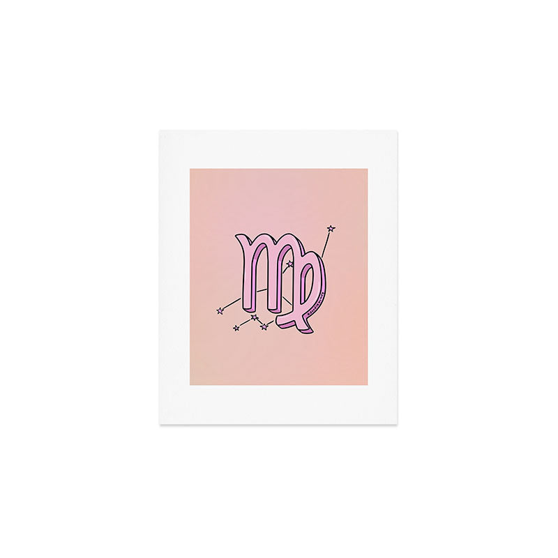 Virgo Symbol Art Print Gallery Image 1