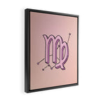 Virgo Symbol Framed Canvas Print Gallery Image 2