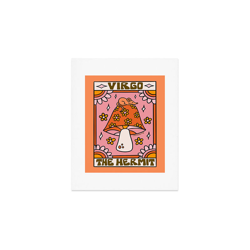 Virgo Tarot Card Art Print Gallery Image 1