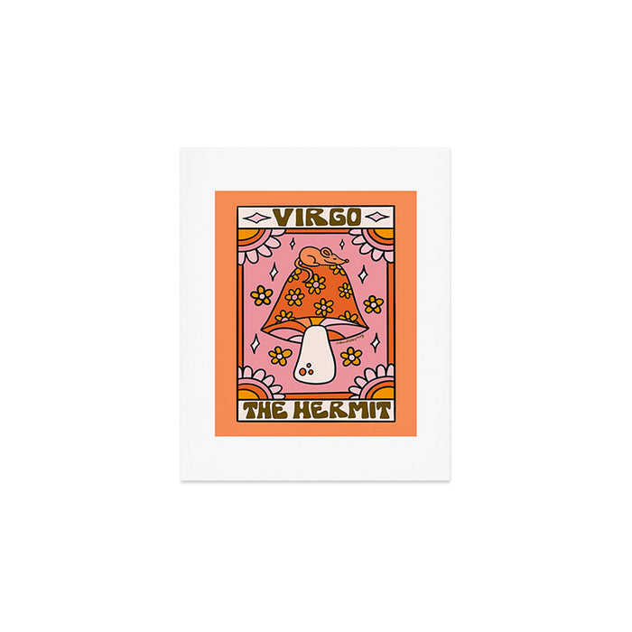 Virgo Tarot Card Art Print Gallery Image 1