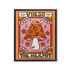 Virgo Tarot Card Framed Canvas Print Gallery Image 8