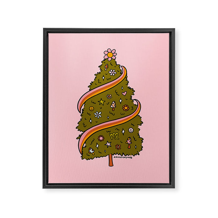 Virgo Tree Framed Canvas Print Gallery Image 1