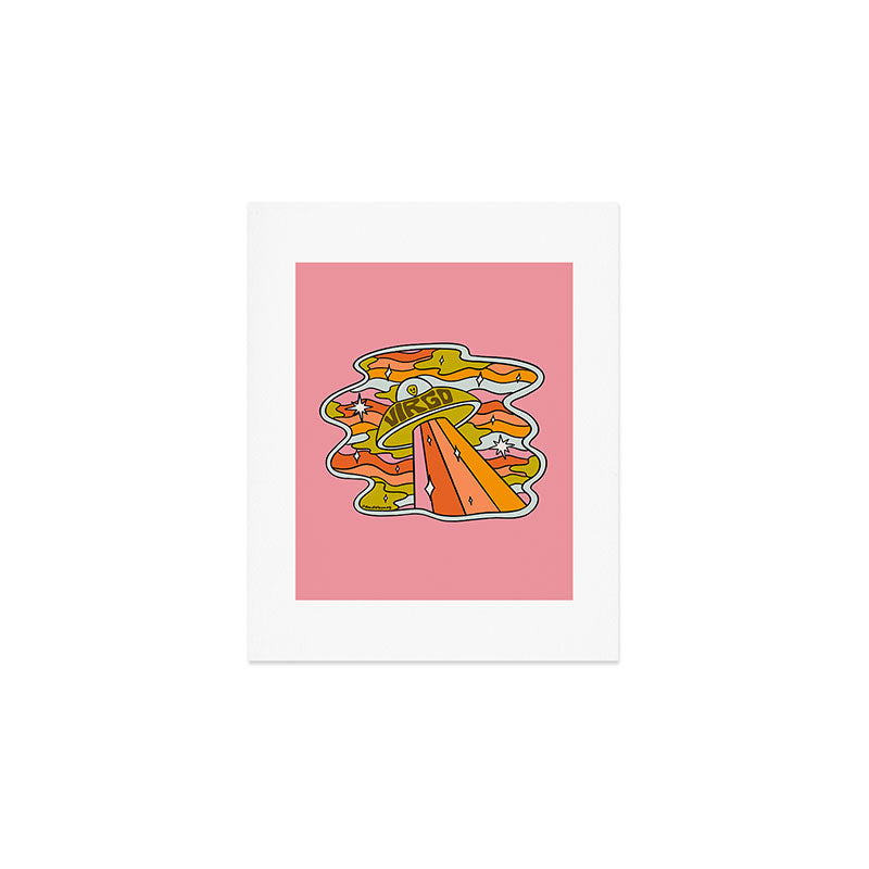 Virgo UFO Art Print Gallery Image 1