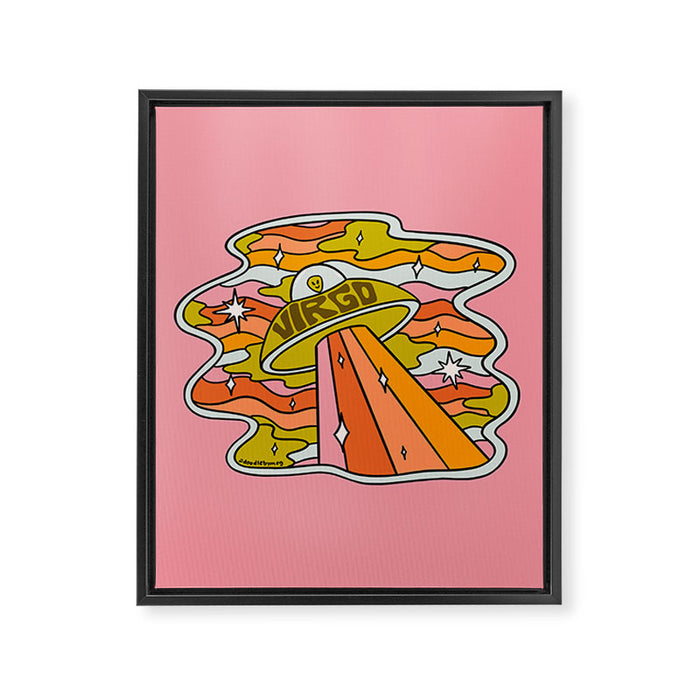 Virgo UFO Framed Canvas Print Gallery Image 1