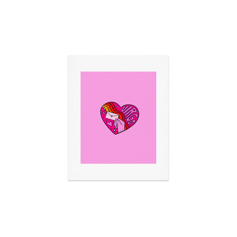 Virgo Valentine Art Print Gallery Image 1