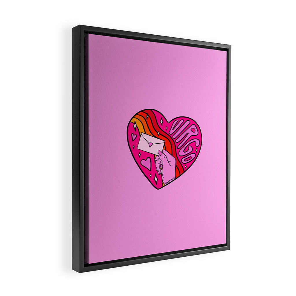 Virgo Valentine Framed Canvas Print Gallery Image 2