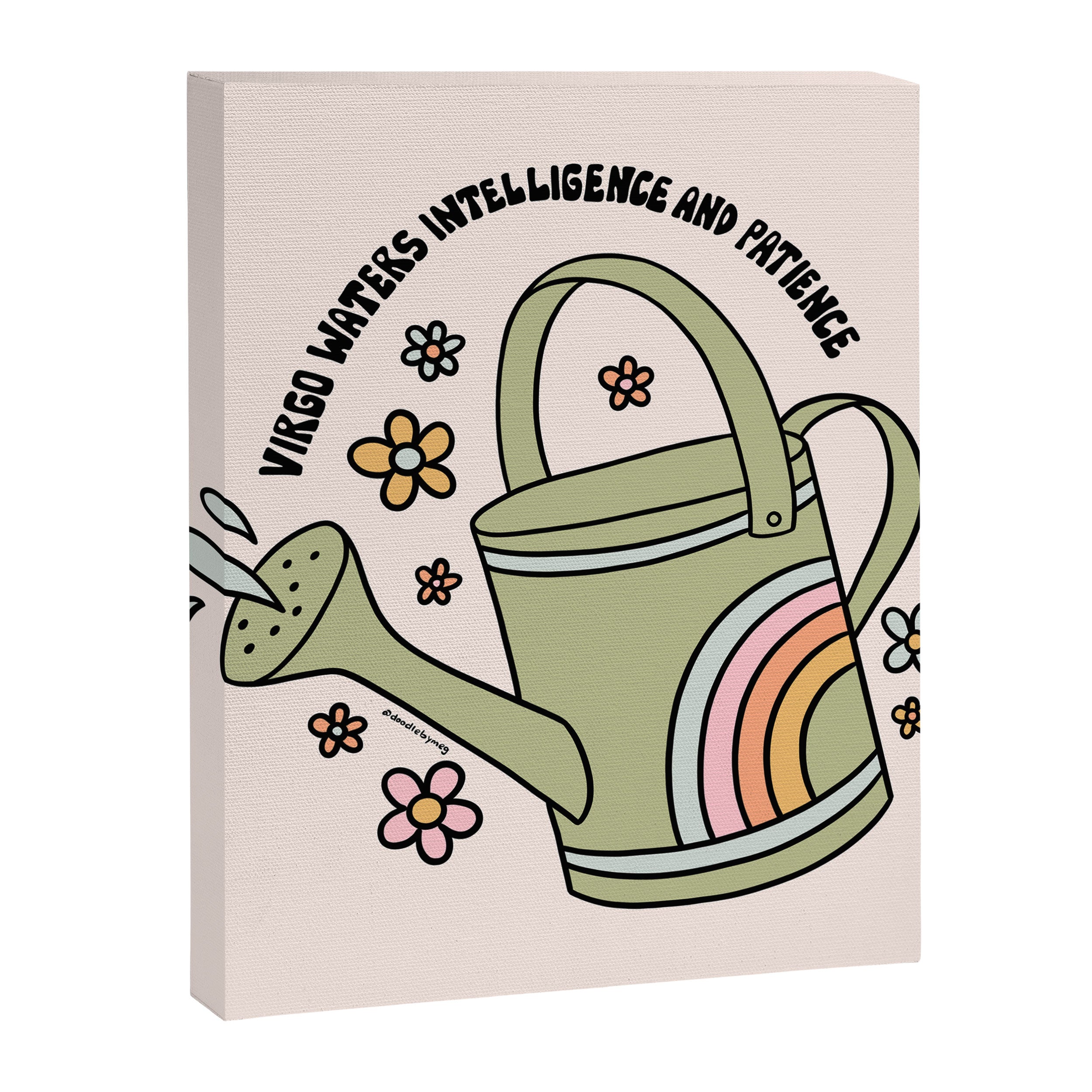 Virgo Watering Can Canvas Print Gallery Image 8