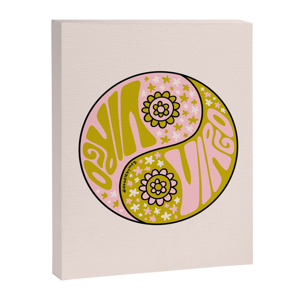 Virgo Yin Yang Canvas Print Gallery Image 8