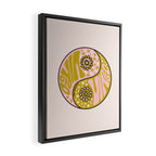 Virgo Yin Yang Framed Canvas Print Gallery Image 2