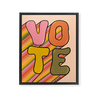 Vote Framed Canvas Print Gallery Image 8