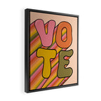 Vote Framed Canvas Print Gallery Image 2