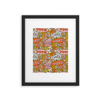 Vote Print in Rainbow Framed Art Print Gallery Image 6