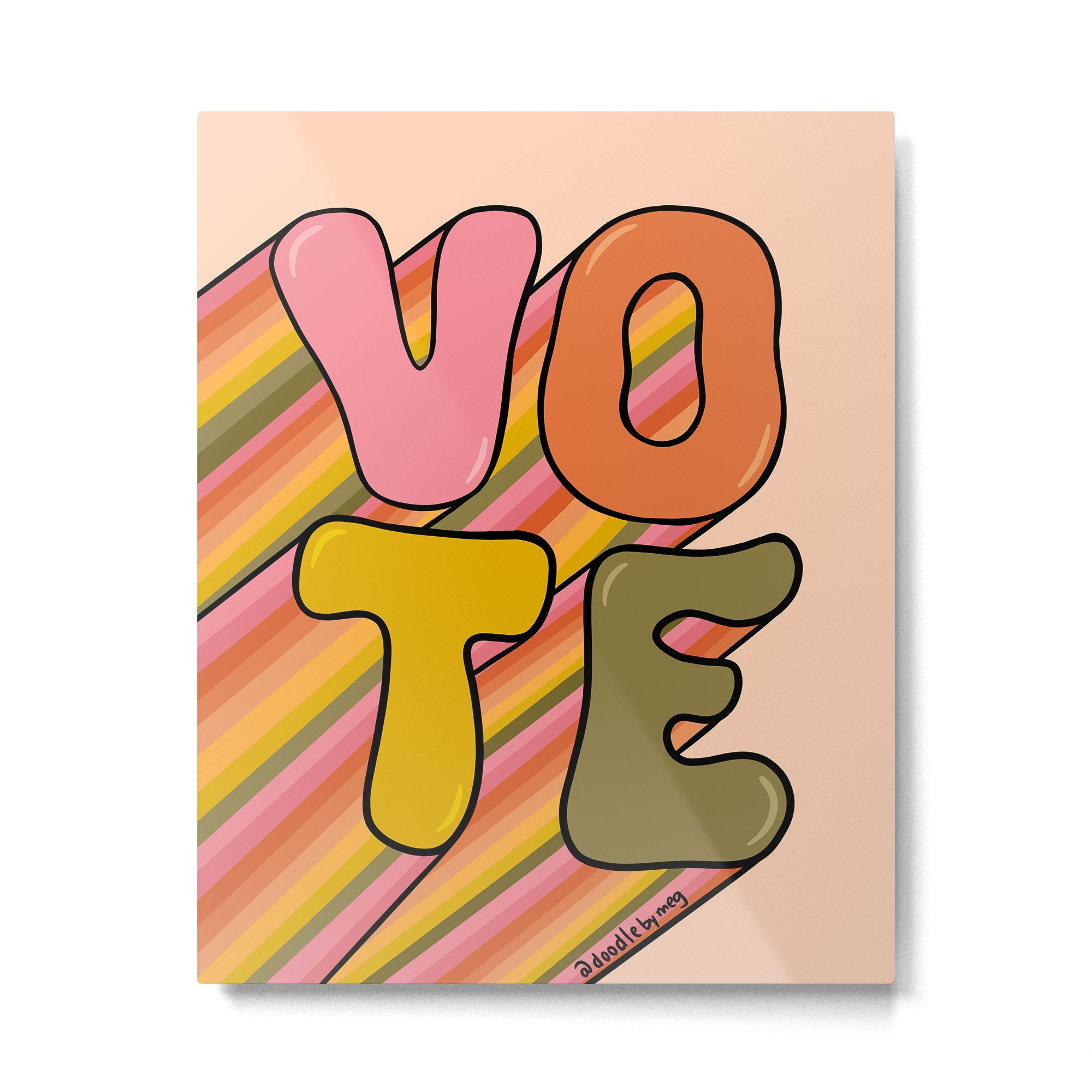 Vote Metal Print Gallery Image 6