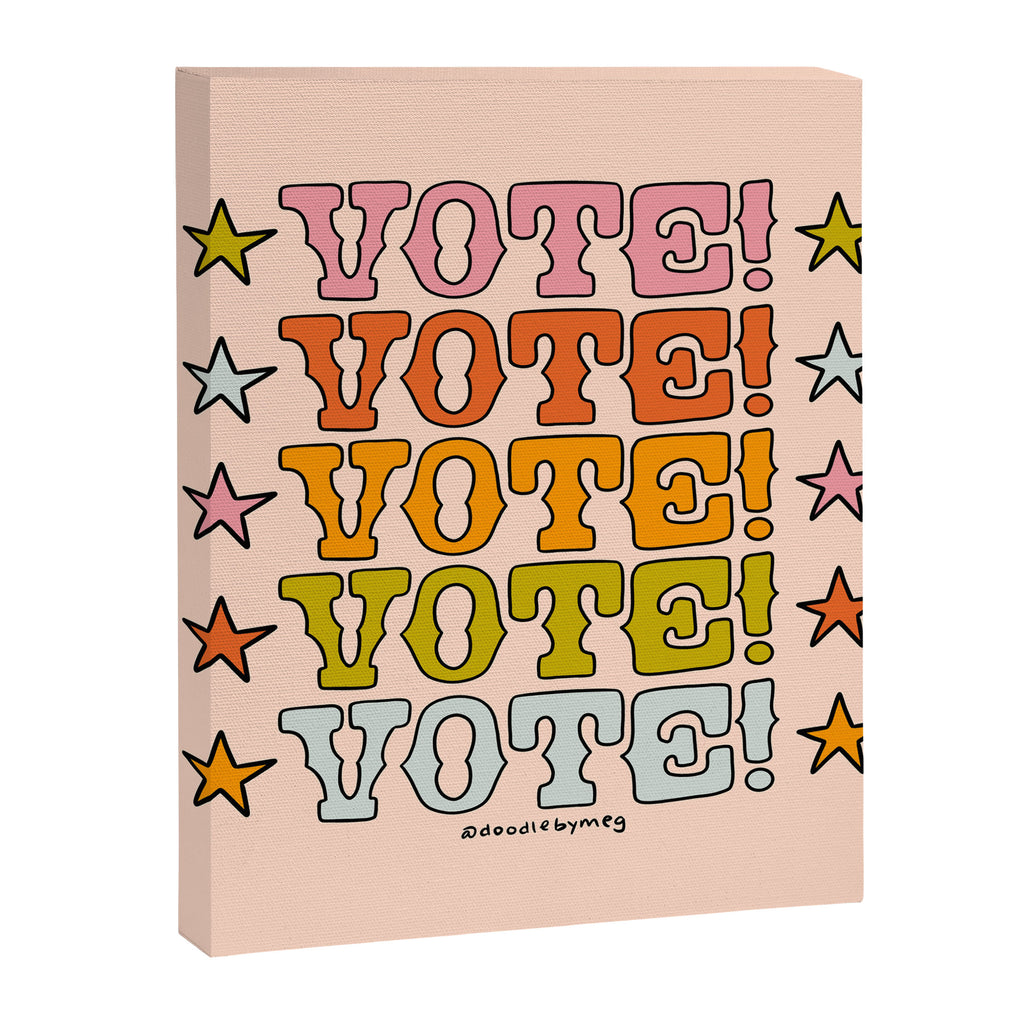Vote Vote Vote Canvas Print Gallery Image 8
