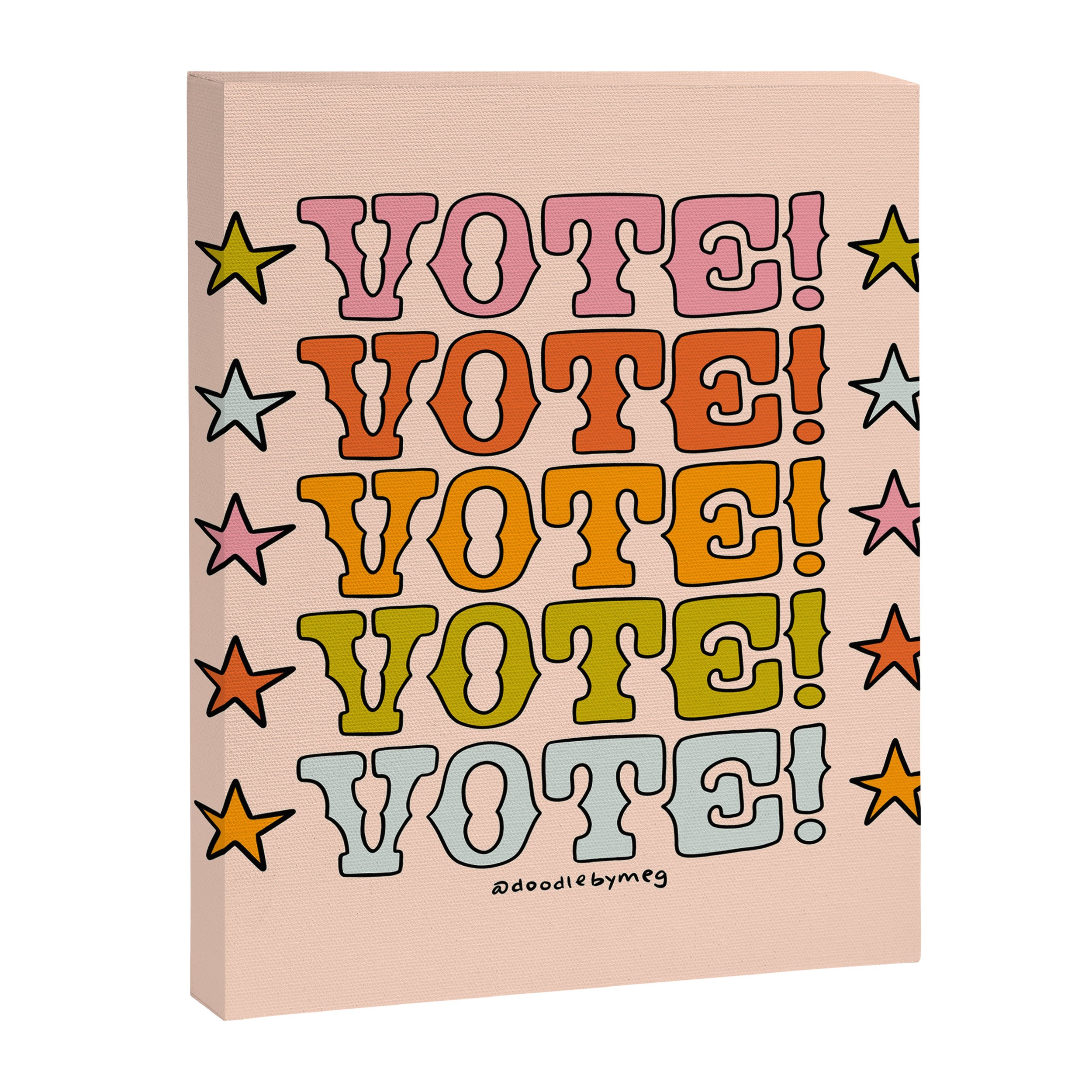 Vote Vote Vote Canvas Print Gallery Image 8