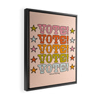 Vote Vote Vote Framed Canvas Print Gallery Image 2