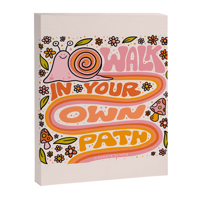 Walk In Your Own Path Canvas Print Gallery Image 1