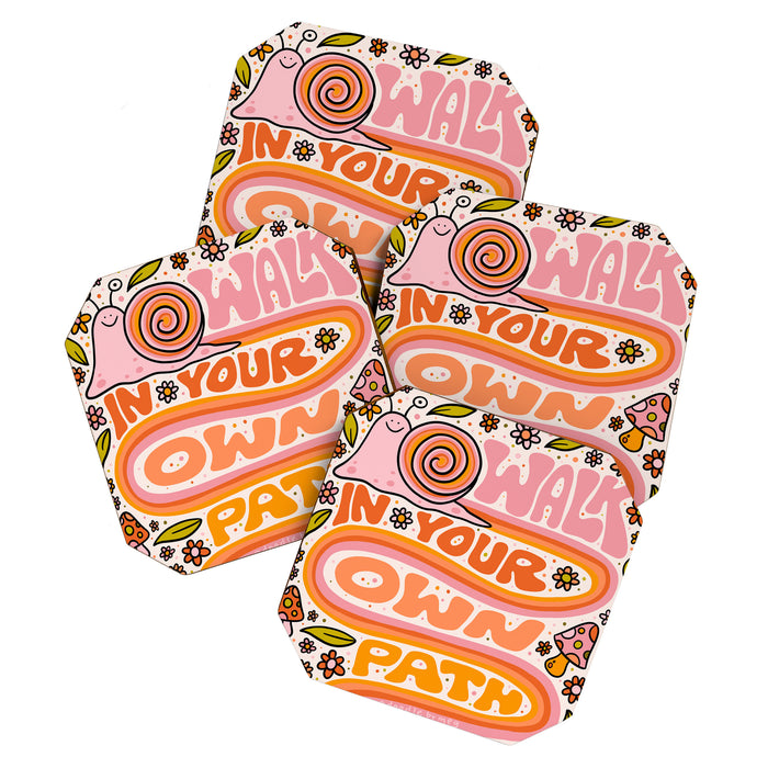 Walk In Your Own Path Coaster Gallery Image 1