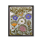 Washington Wildflowers Framed Canvas Print Gallery Image 8