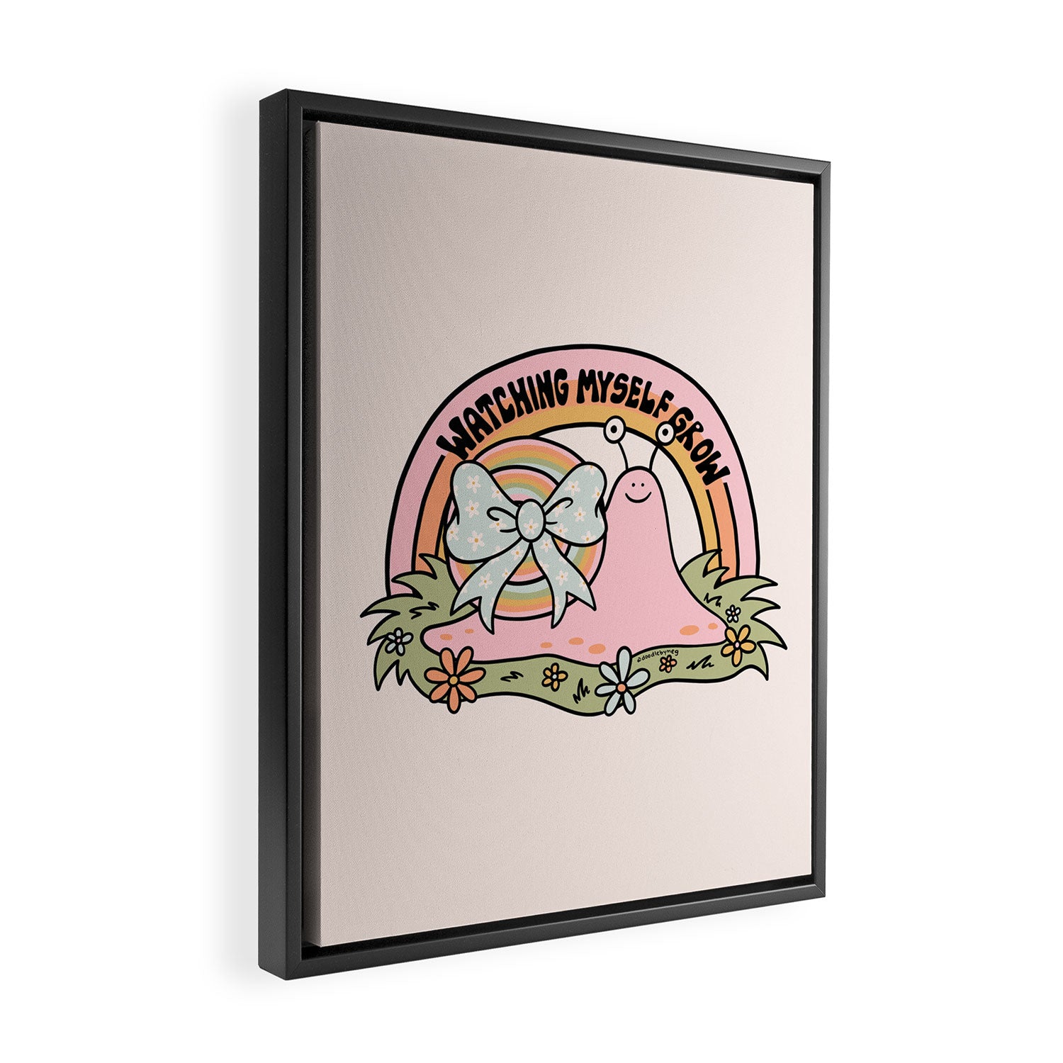 Watching Myself Grow Framed Canvas Print Gallery Image 2