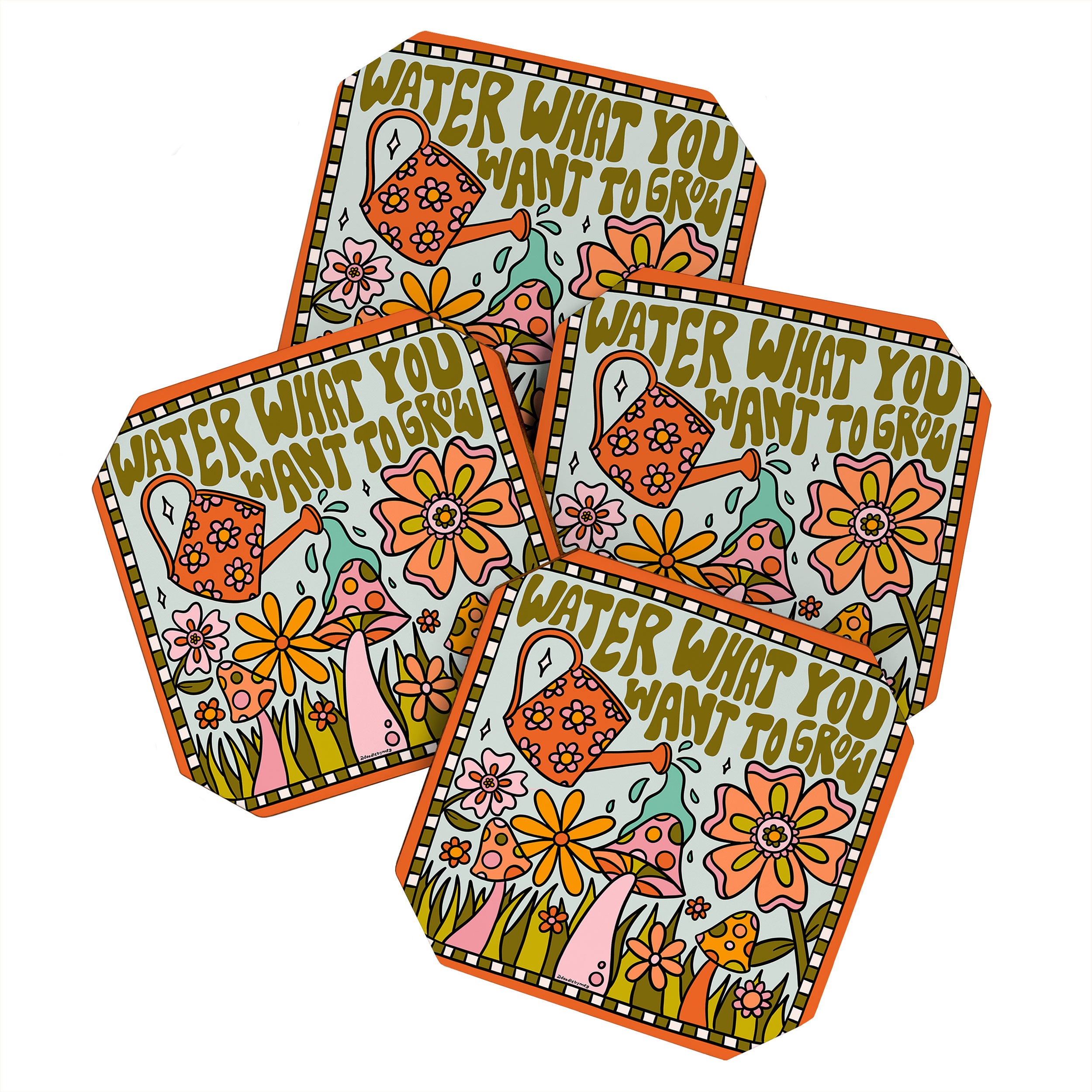 Water What You Want to Grow Coaster Gallery Image 1