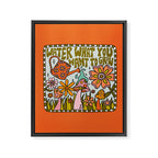 Water What You Want to Grow Framed Canvas Print Gallery Image 8